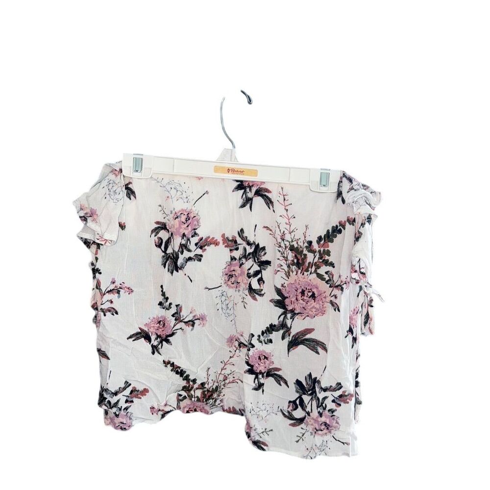 Charlotte Russe‎ Women's M Floral Off-Shoulder Blouse Multicolor Casual